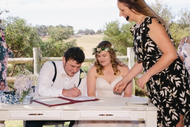 Signing the Register - photo by Victoria Baker Photography